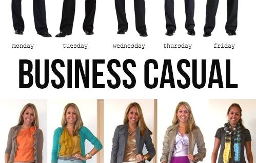 Business casual for men and women