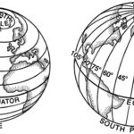 Earth With Latitude And Longitude Lines