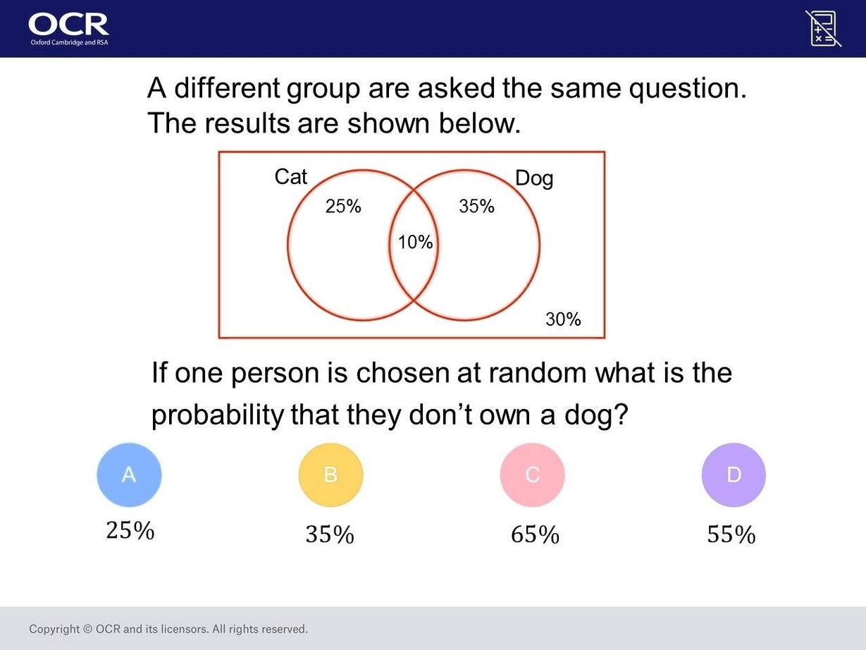 Math Venn Diagram Questions