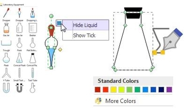 Science Diagrams Representation